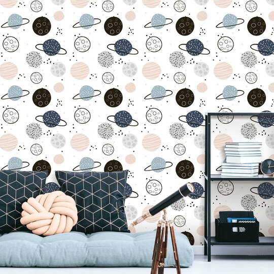 RoomMates Planets Peel & Stick Wallpaper